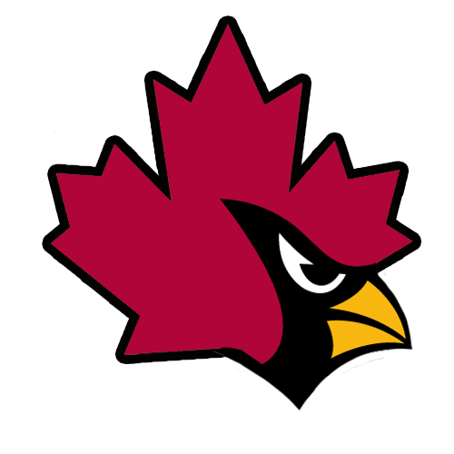Arizona Cardinals Canadian Logos fabric transfer